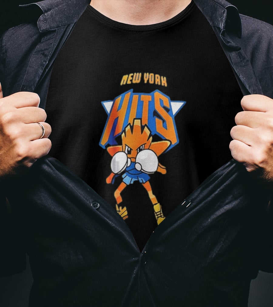 New York Hits Hitmonchan Pokémon Basketball Champions 2026 T-Shirt