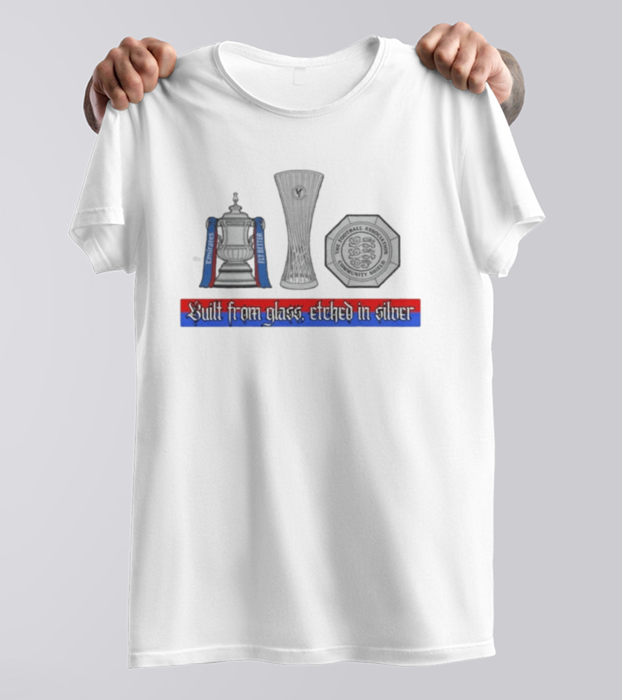 Built From Glass Etched In Silver Emirates FA Cup Community Shield Legends T-Shirt