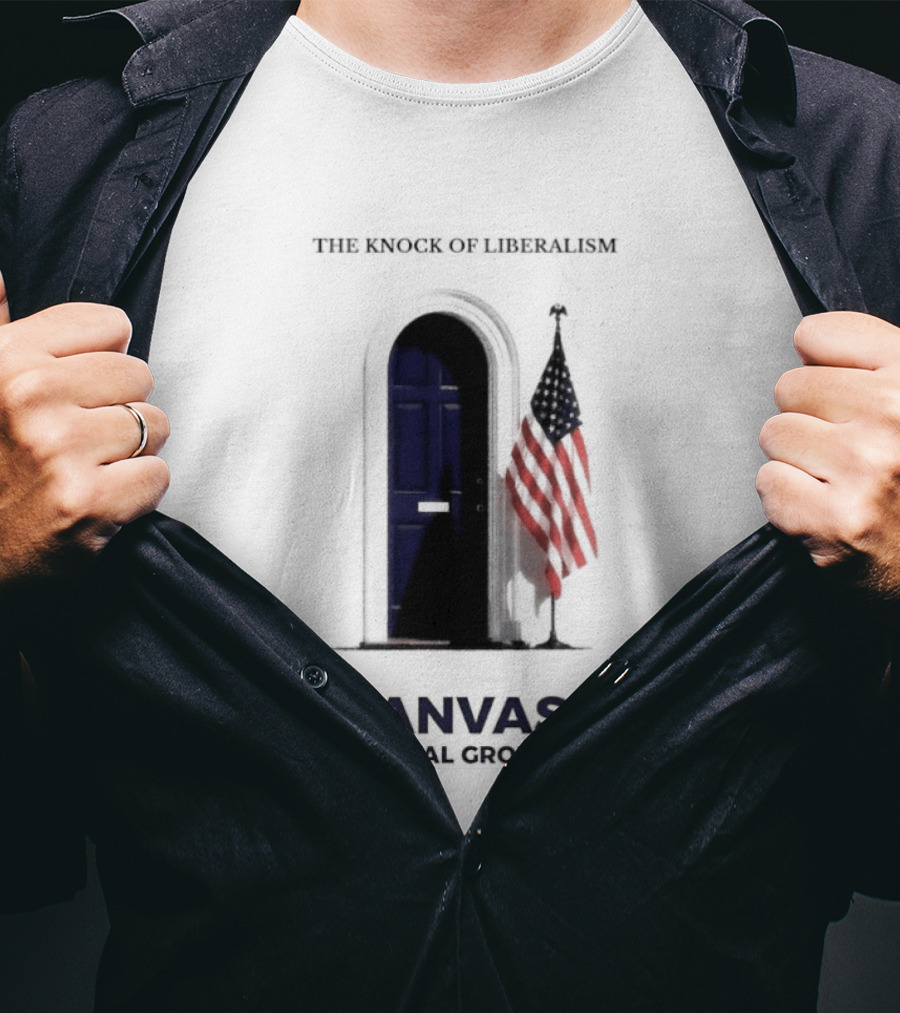 S With Flag And Doorway Digital Ground Game T-Shirt
