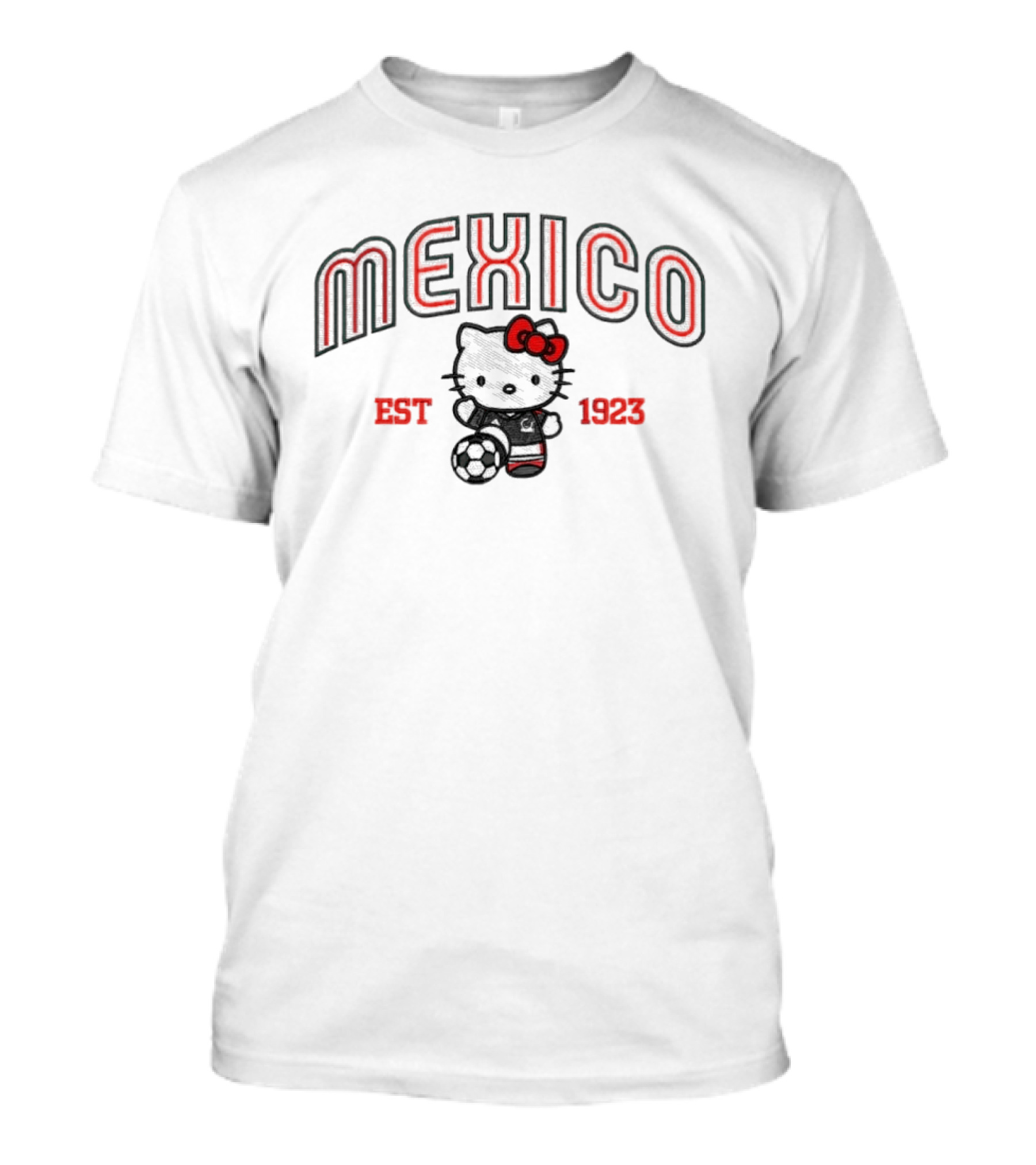 Mexico Est 1923 Hello Kitty Football Team T-Shirt