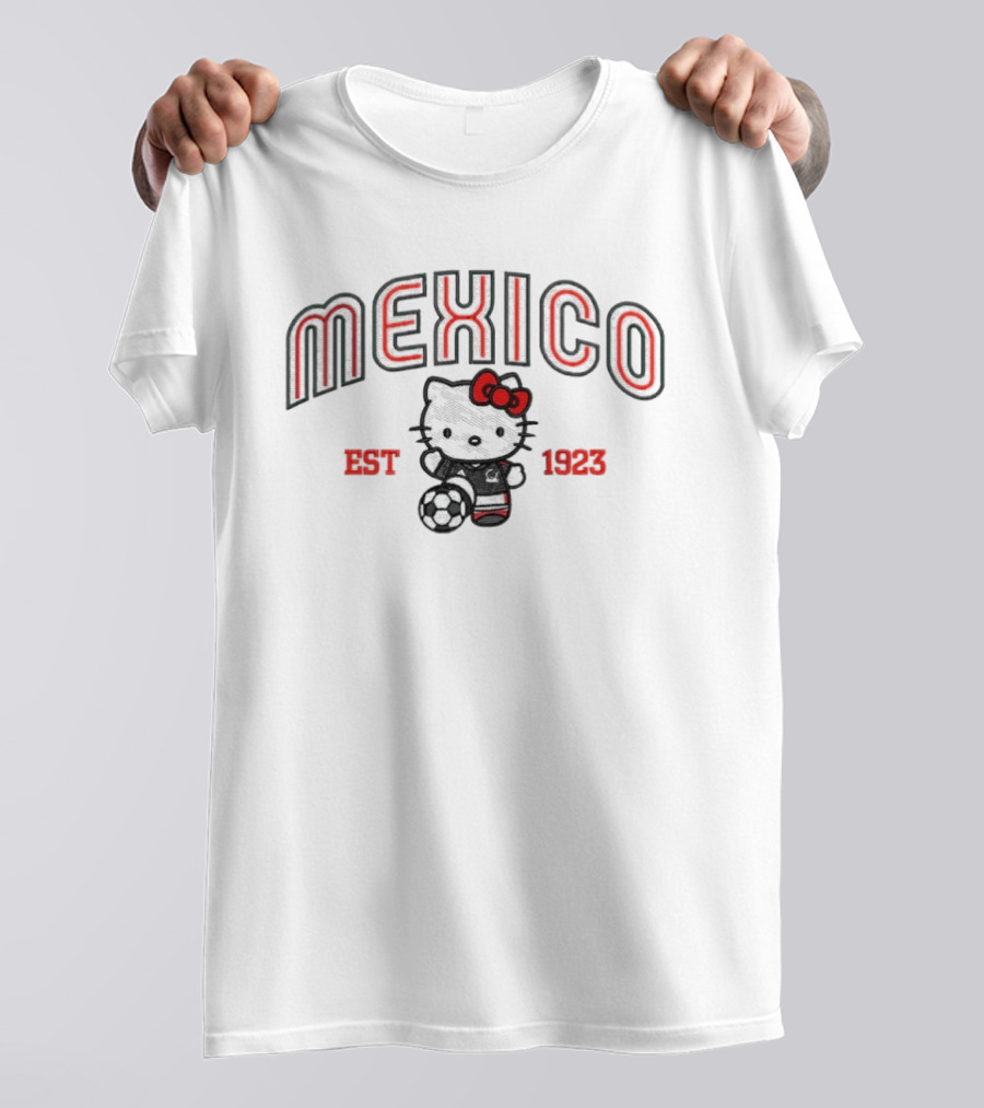 Mexico Est 1923 Hello Kitty Football Team T-Shirt