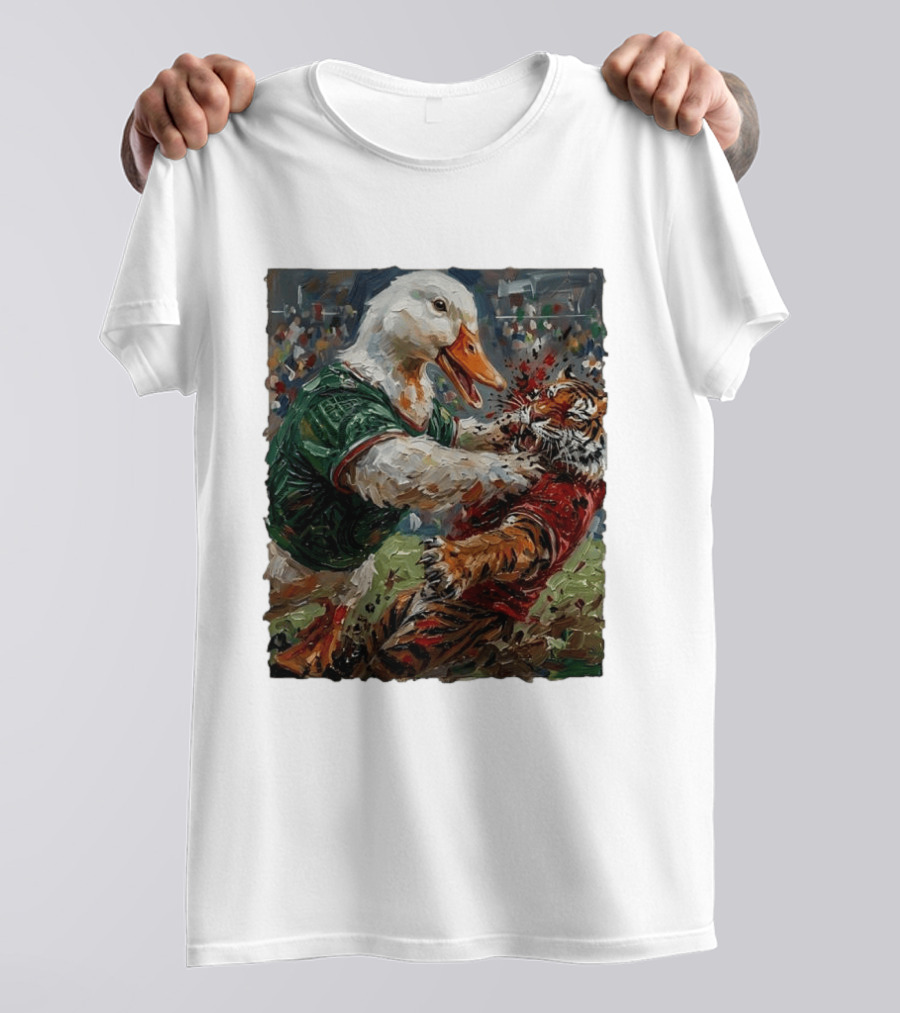 Oregon Ducks Auburn Tigers Football Rivalry Clash T-Shirt