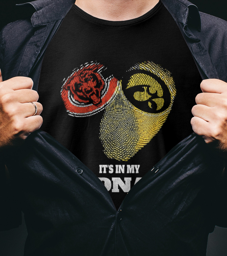 Chicago Bears Iowa Hawkeyes It's In My DNA T-Shirt