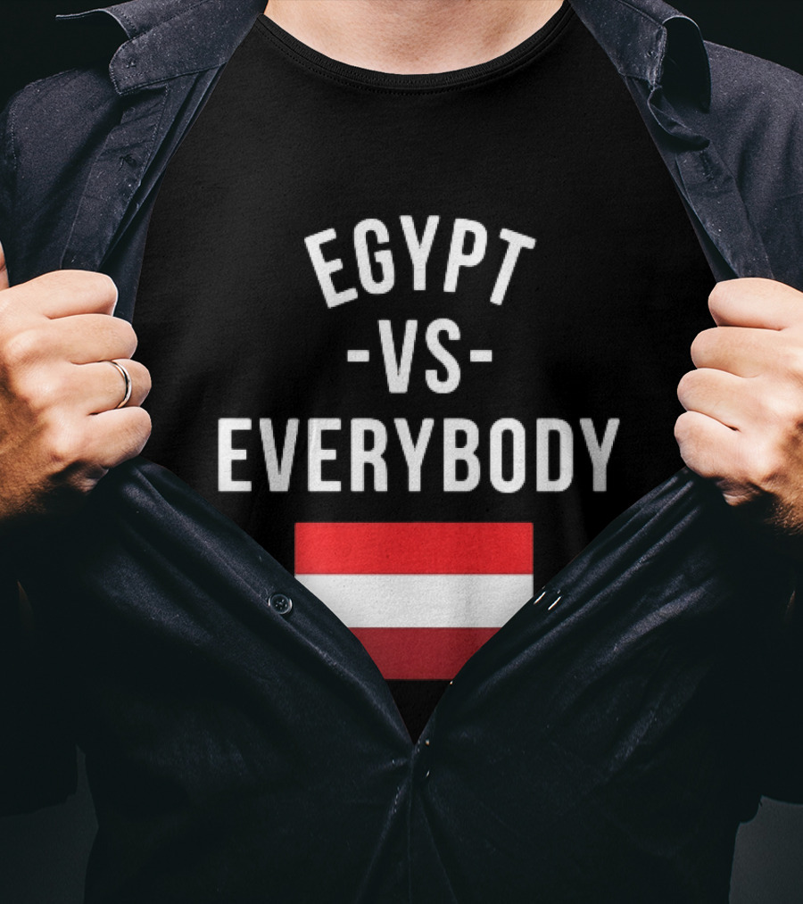 Egypt Vs Everybody Egyptian Pride Flag T-Shirt