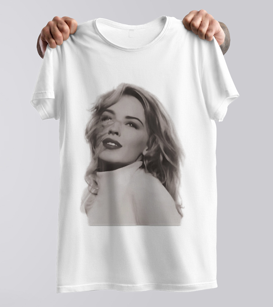 Kylie Minogue Iconic Music Star Portrait Vintage Aesthetic T-Shirt