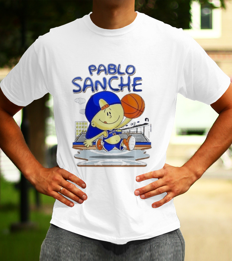 Pablo Sanchez Secret Weapon New York Basketball Court Playground Kid T-Shirt