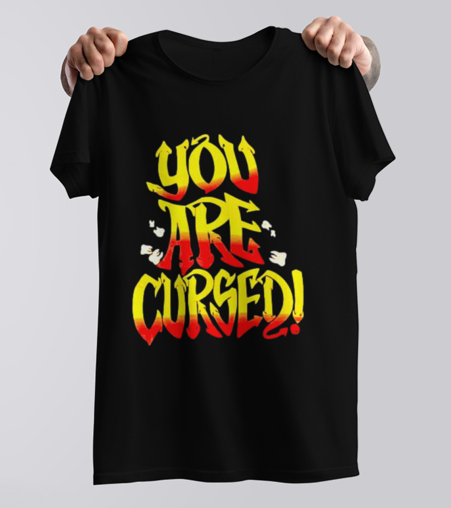 Danhausen You Are Cursed Bold Graffiti T-Shirt