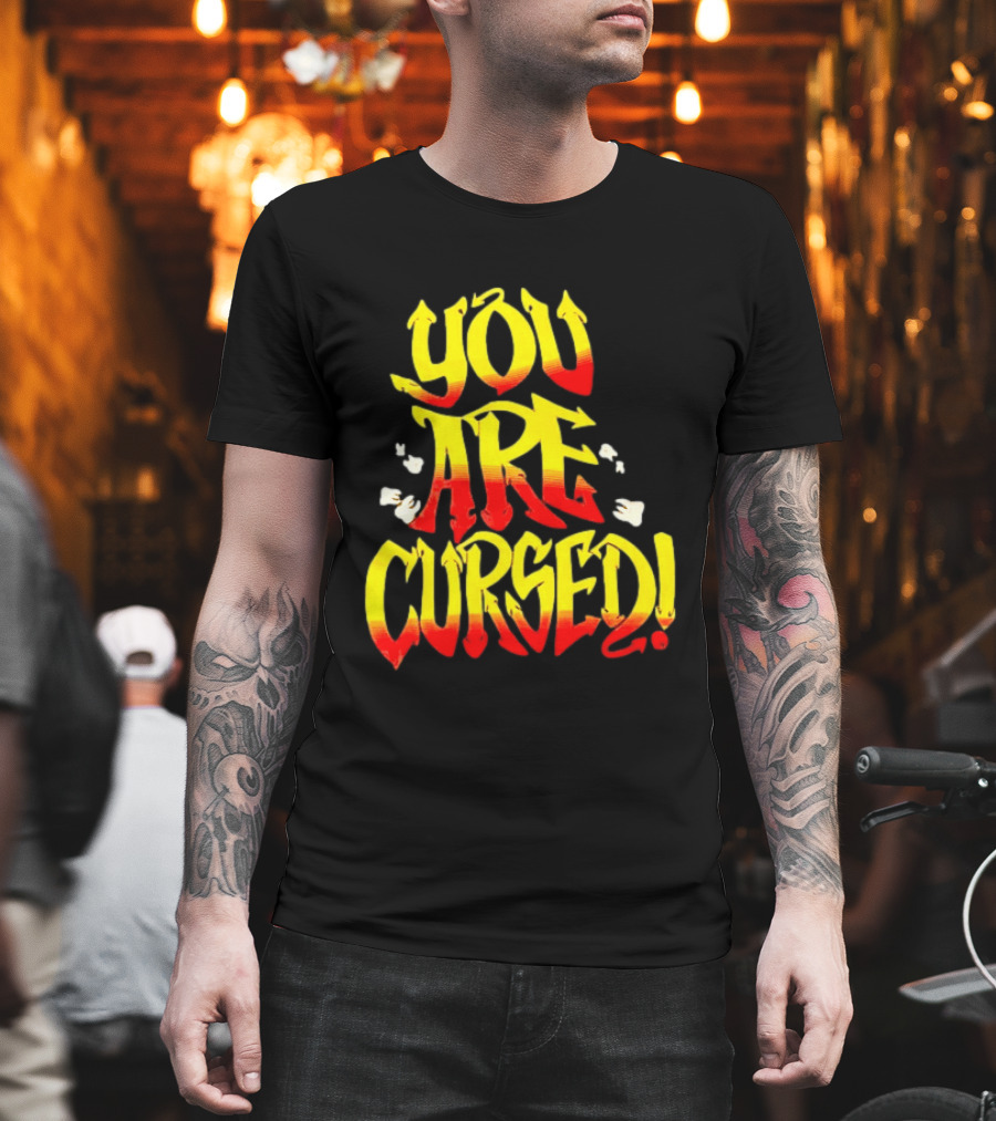 Danhausen You Are Cursed Bold Graffiti T-Shirt
