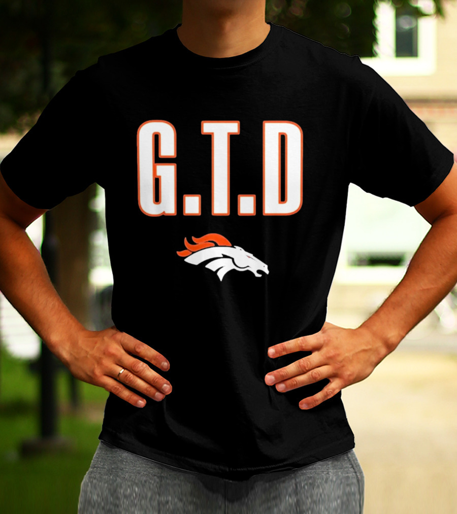 Denver Broncos GTD Official Team Merchandise T-Shirt