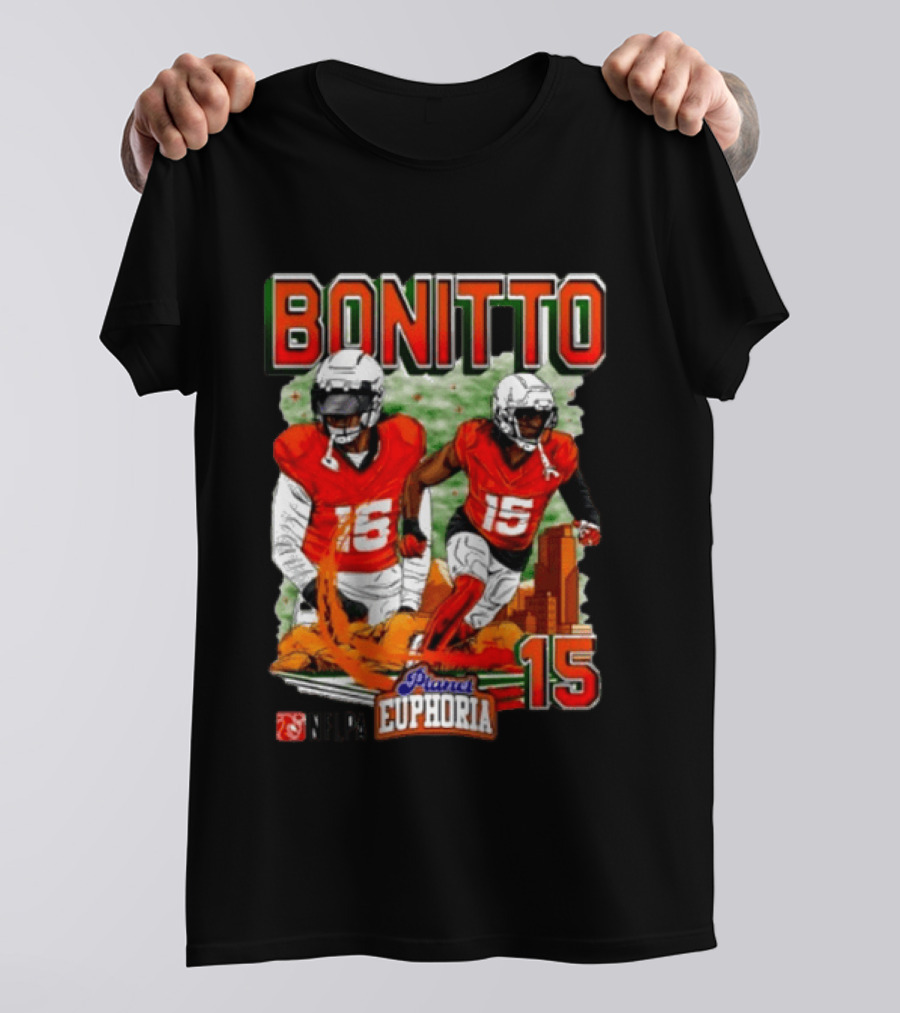 BONITTO 15 NFLPA Planet Euphoria Denver Skyline T-Shirt