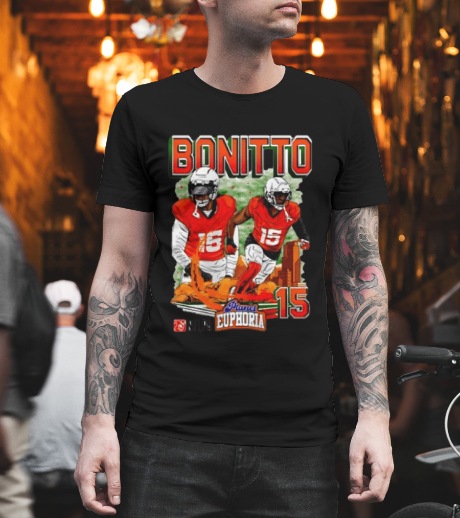 BONITTO 15 NFLPA Planet Euphoria Denver Skyline T-Shirt