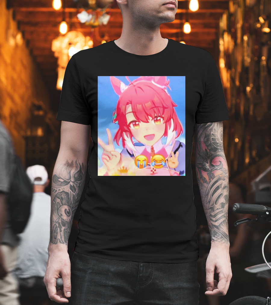 Happy Birthday Dantsu Flame 2026 Anime Character Peace Emoji T-Shirt