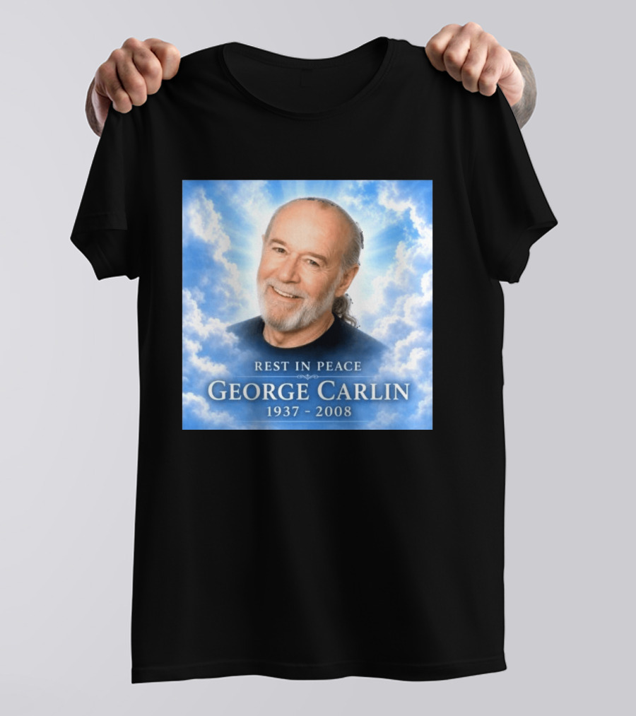 Rest In Peace George Carlin 1937 2008 Memorial T-Shirt