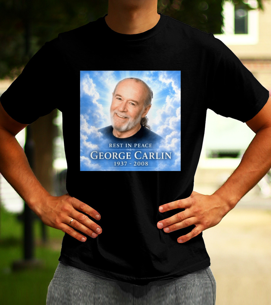 Rest In Peace George Carlin 1937 2008 Memorial T-Shirt