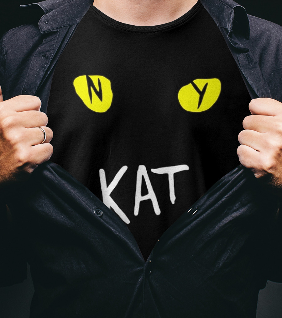 New York NY KAT Cat Eyes Karl Anthony Towns Knicks T-Shirt