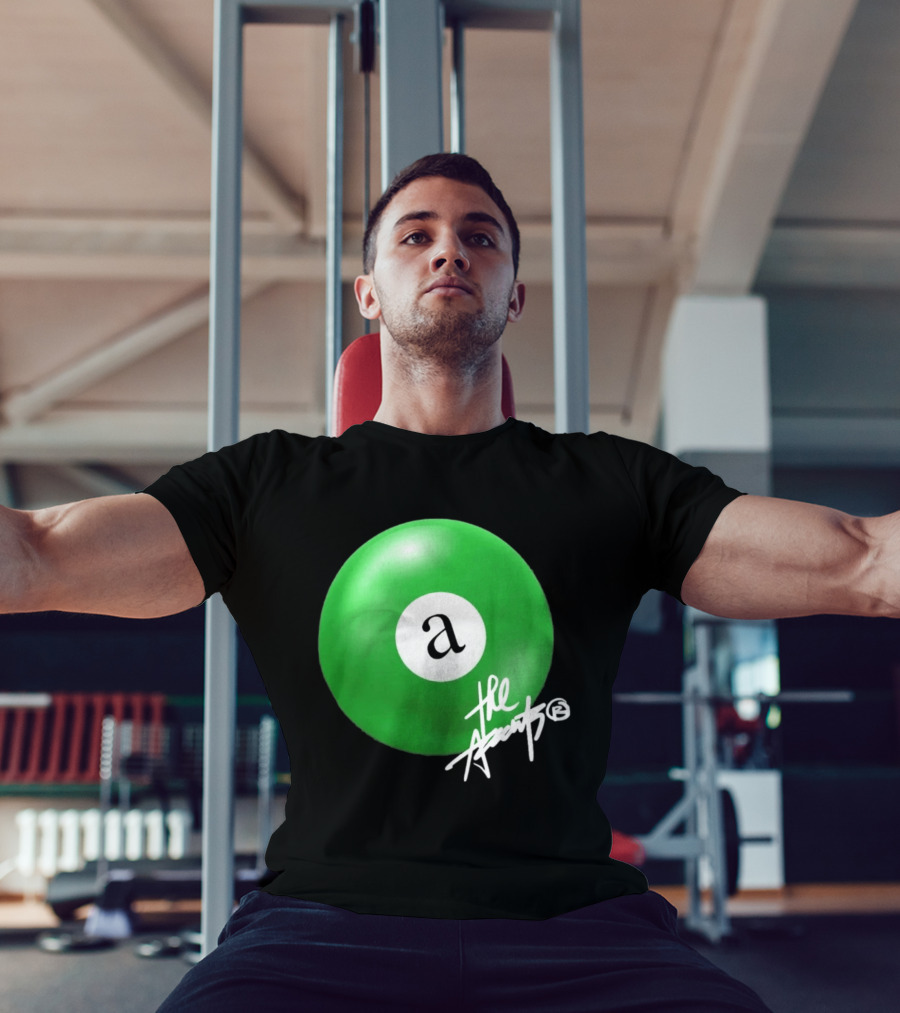 The Accents Collection Green Pool Ball Icon With Signature T-Shirt