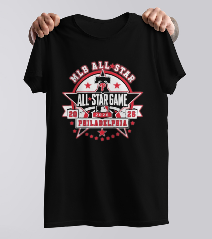 MLB All Star Game 2026 Philadelphia Phillies Baseball Event T-Shirt