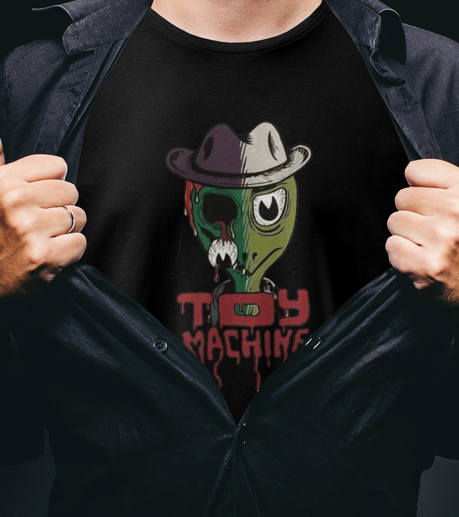 Toy Machine Half N' Half Zombie Alien Cowboy T-Shirt