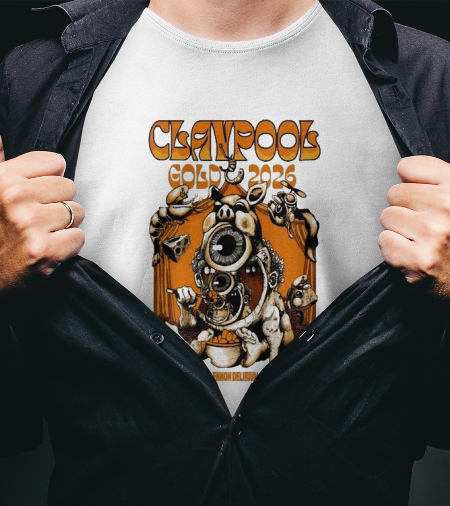 Claypool Cellar Door 2026 Primus Lennon Delirium Frog Brigade T-Shirt