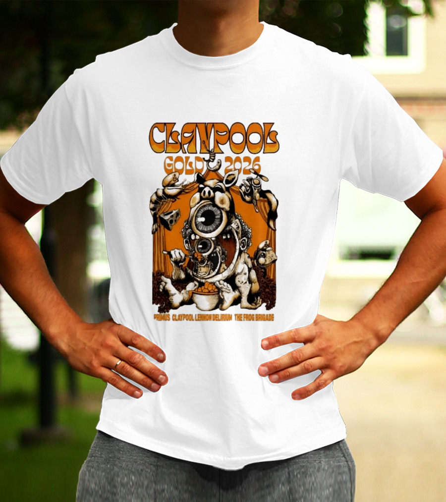 Claypool Cellar Door 2026 Primus Lennon Delirium Frog Brigade T-Shirt