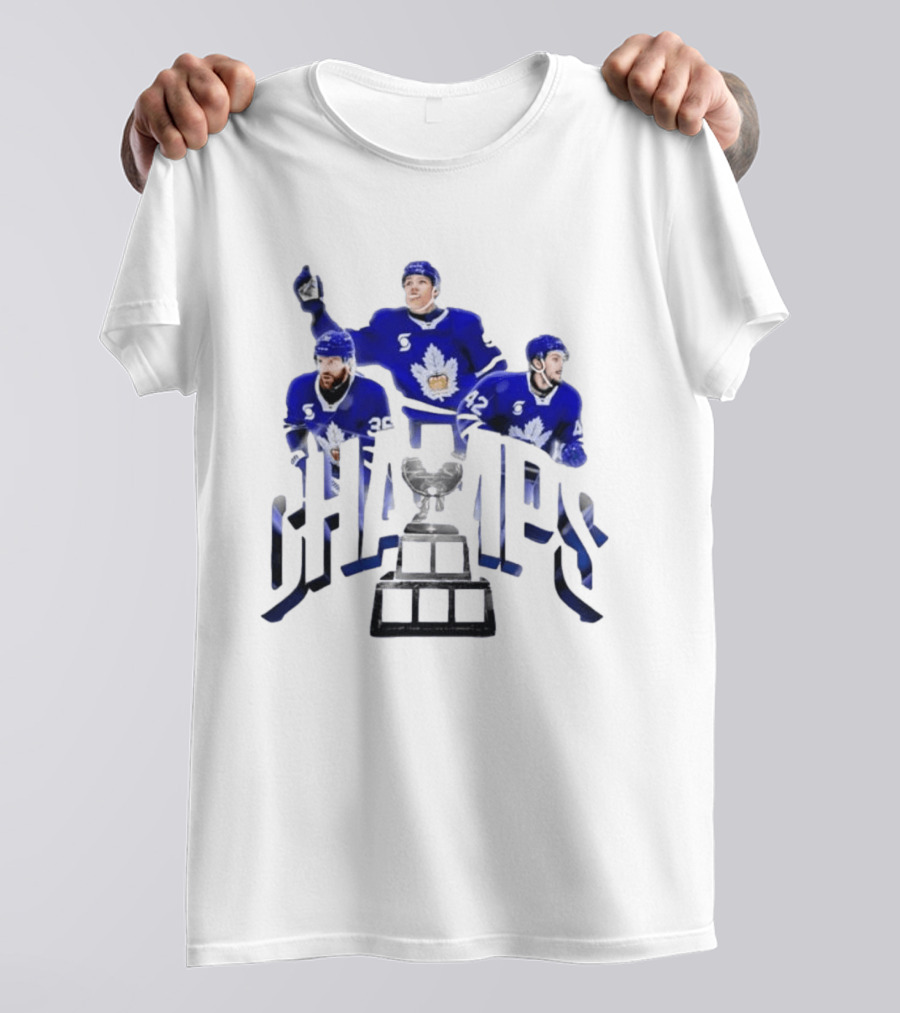 Toronto Marlies Champions Dakota Mermis Easton Cowan Landon Sim 2026 Calder Cup T-Shirt