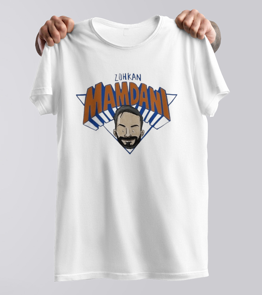 Zohran Mamdani MAMDANI Knicks Style Collab T-Shirt