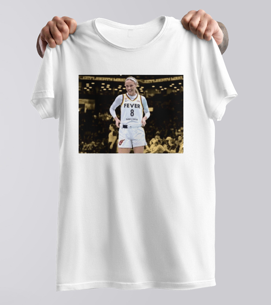 Indiana Fever Basketball Sophie's Favorite Knicks Player NBA Title Pursuit T-Shirt