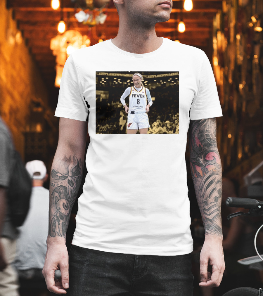 Indiana Fever Basketball Sophie's Favorite Knicks Player NBA Title Pursuit T-Shirt