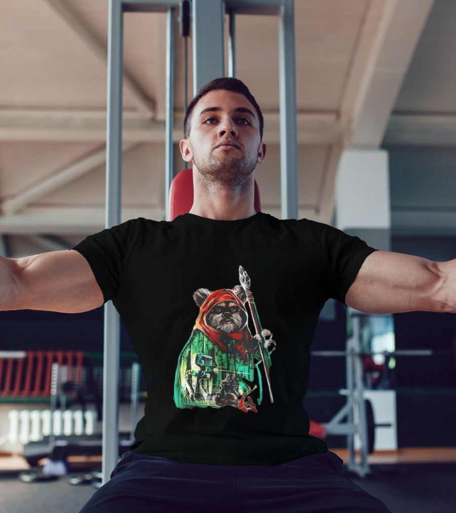 Wicket W Warrick Ewok Endor Defense Return Of The Jedi T-Shirt