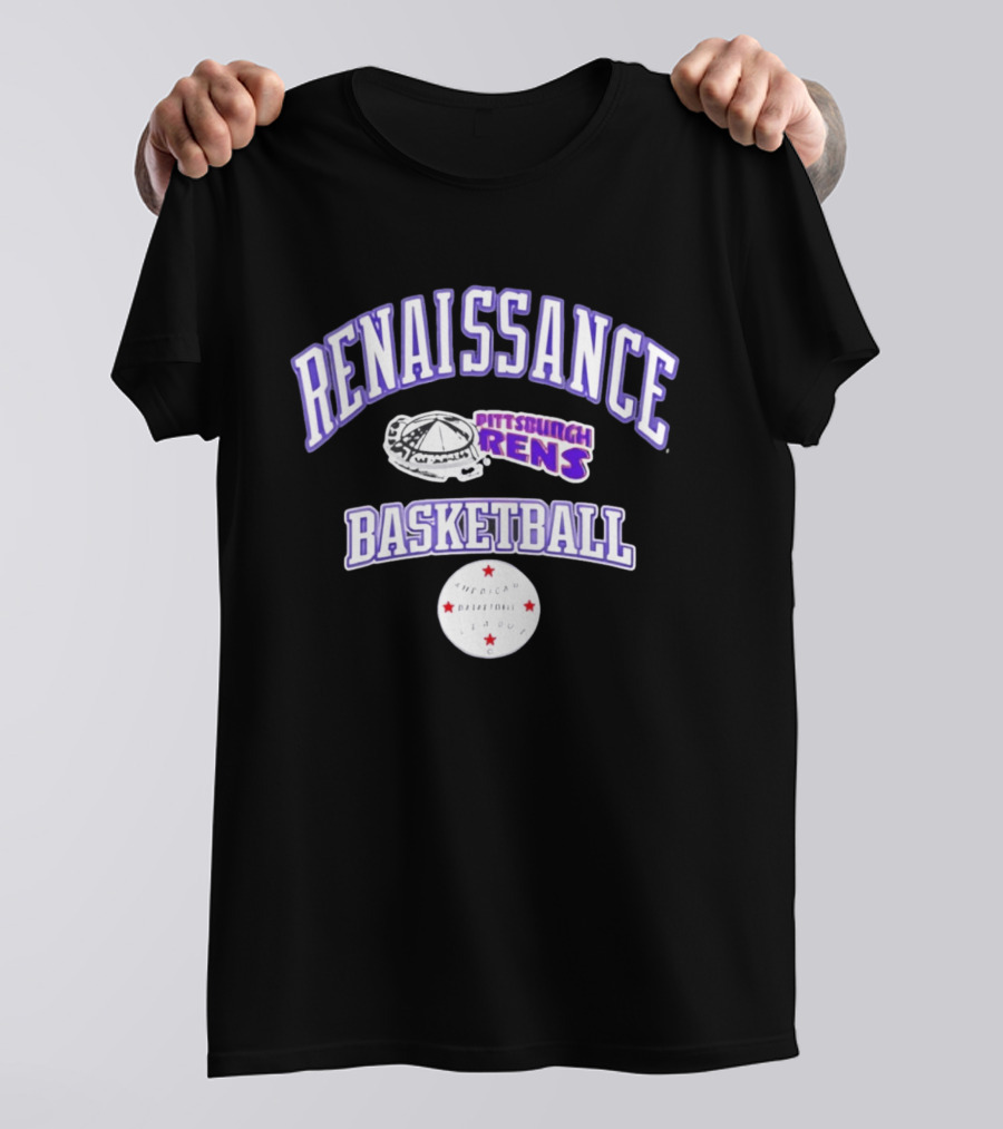Renaissance Basketball Pittsburgh Rens American Basketball League T-Shirt