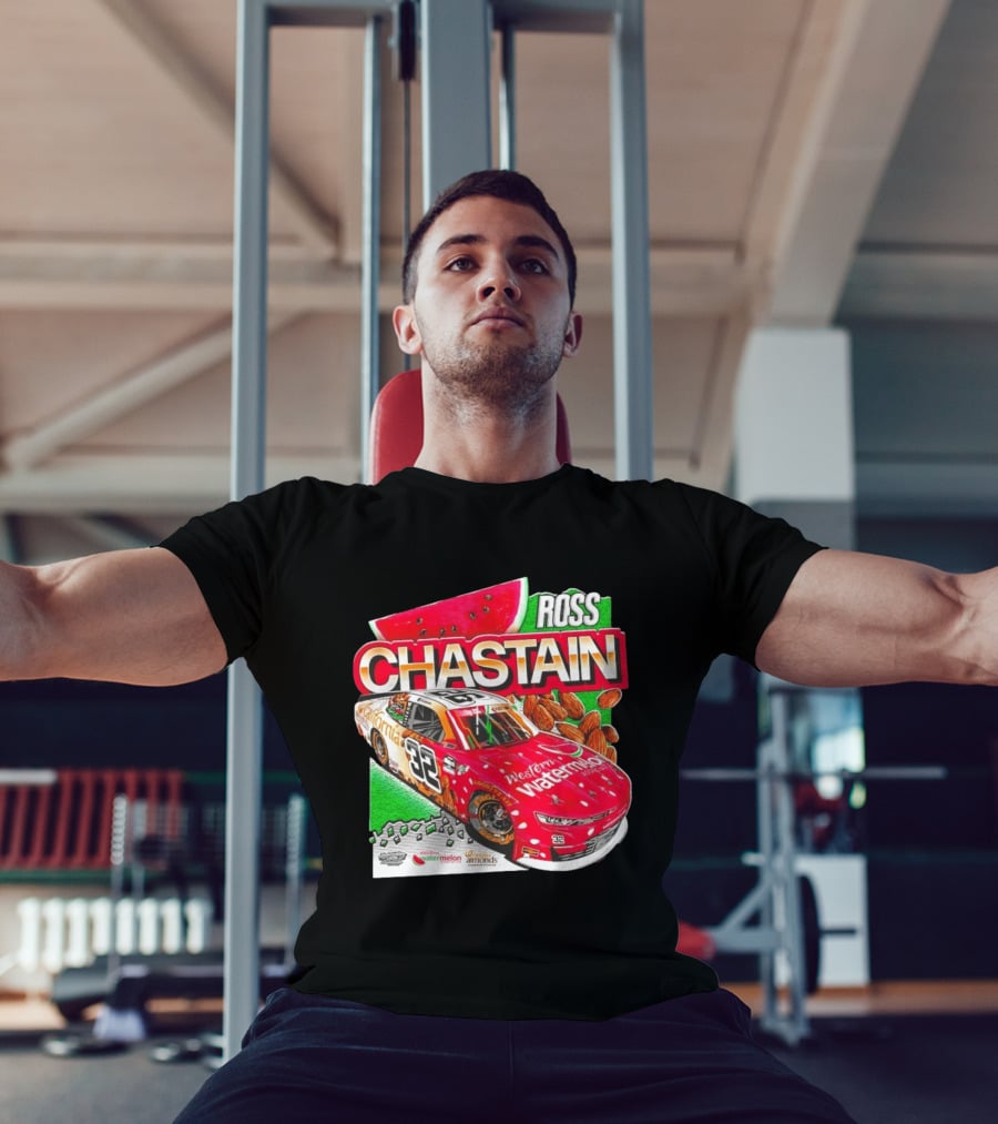Ross Chastain 32 Western Watermelon California Almonds NASCAR Racing Car T-Shirt