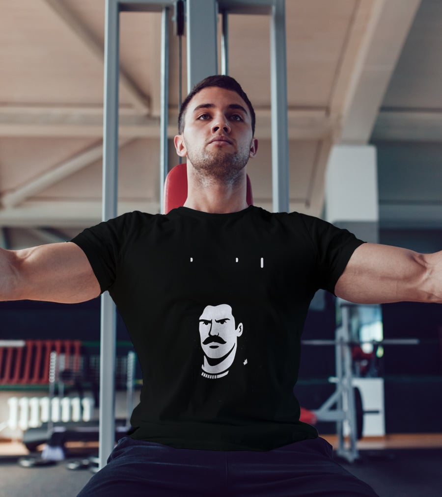THEY RE CHIMPIN OUT Retro Mustache T-Shirt
