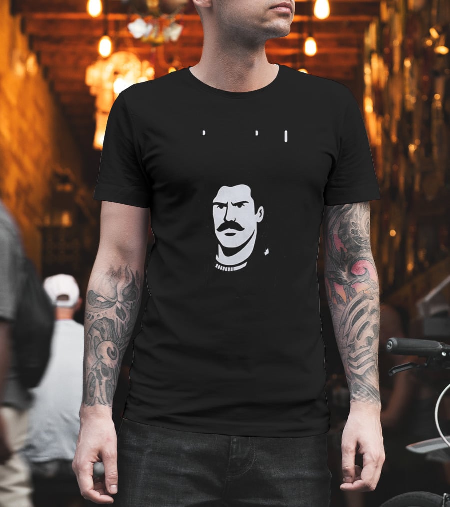 THEY RE CHIMPIN OUT Retro Mustache T-Shirt