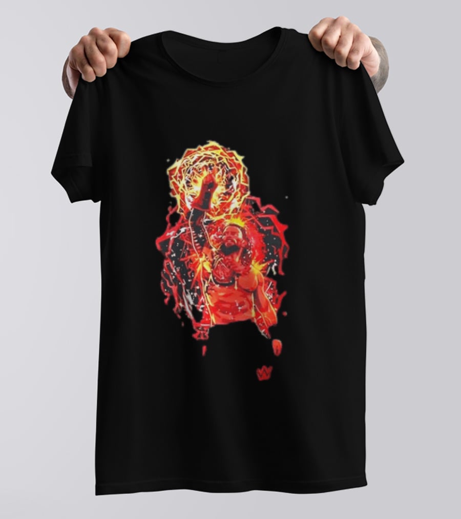 Roman Reigns Tribal Chief Fist Lightning WWE Power T-Shirt