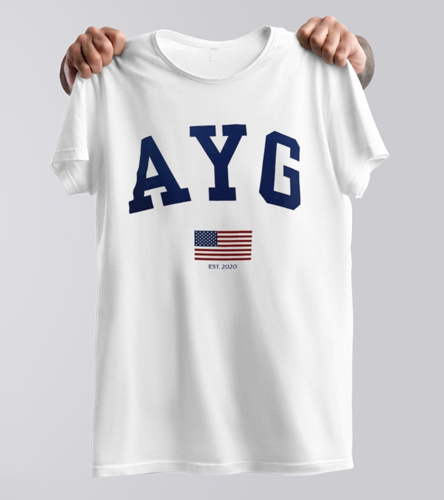 AYG American Flag EST 2020 4th Of July T-Shirt
