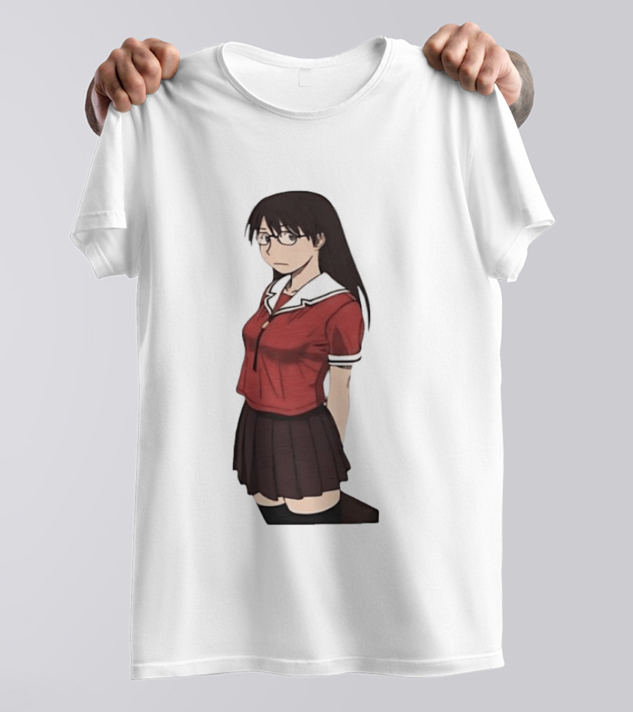 Azumanga Daioh Anime Yomi Character Red Outfit T-Shirt