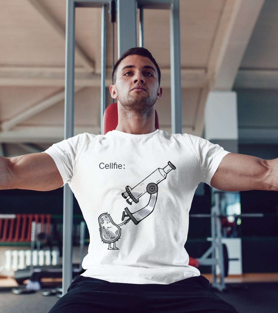 Cellfie Science Biology Microscopic Humor T-Shirt