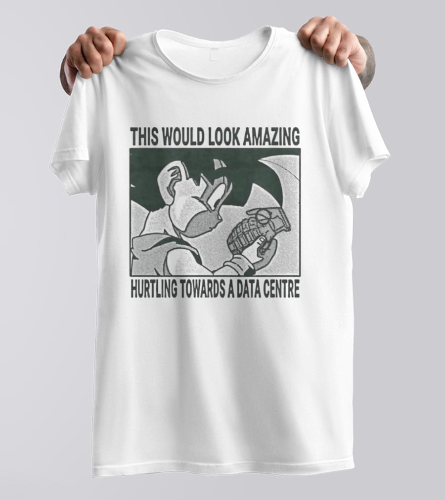Son Goku Grenade This Would Look Amazing Hurtling Towards A Data Centre T-Shirt