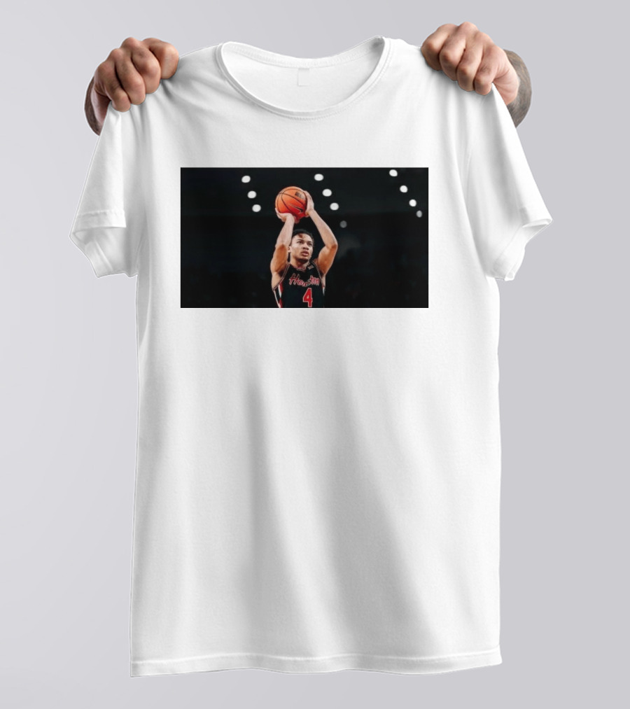 Kingston Flemings A Letter To NBA GMS Houston Basketball Player With Ball T-Shirt