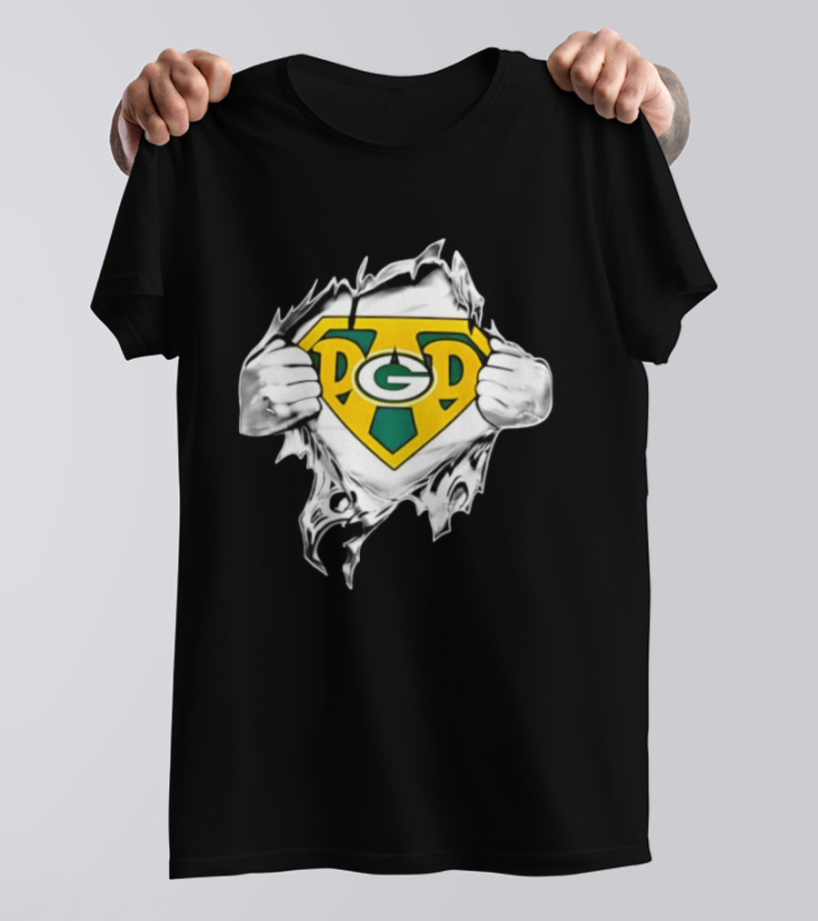 Green Bay Packers Super Dad PGD Father's Day T-Shirt