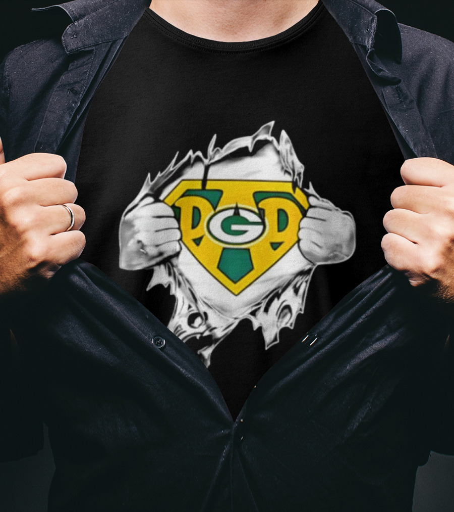 Green Bay Packers Super Dad PGD Father's Day T-Shirt