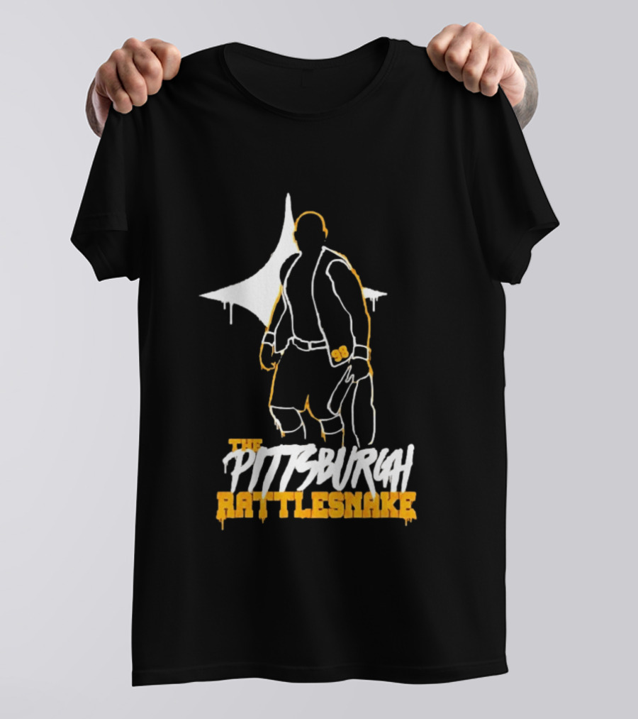 Steve Austin Pittsburgh Steelers The Pittsburgh Rattlesnake 98 T-Shirt