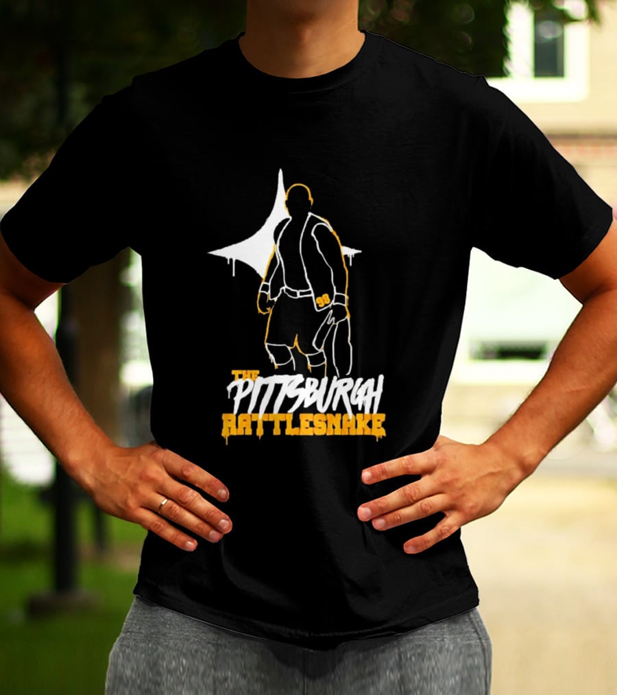 Steve Austin Pittsburgh Steelers The Pittsburgh Rattlesnake 98 T-Shirt