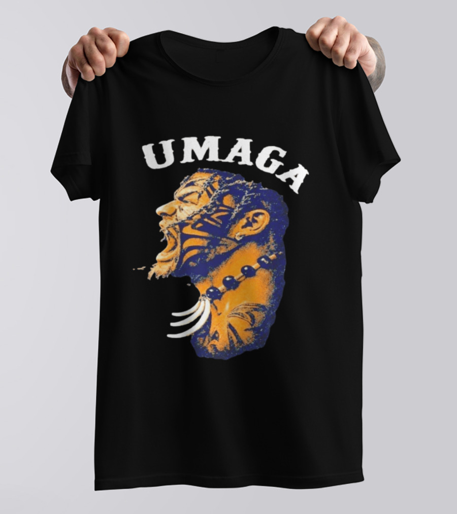 Umaga Samoan Bulldozer Wrestling Face Paint T-Shirt