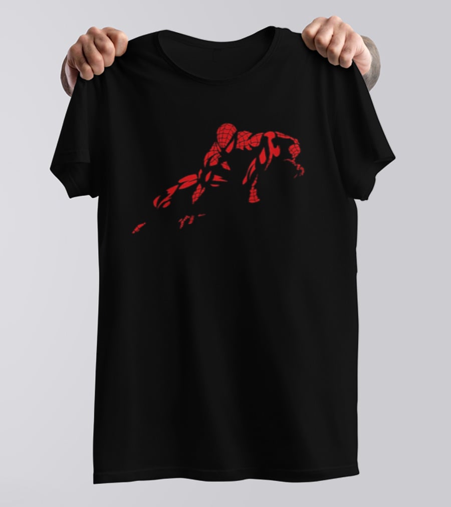 Zendaya Spider Man Red Paint Abstract T-Shirt