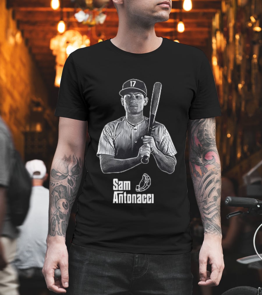 Sam Antonacci Baseball Team Sport MLB Two Runs T-Shirt