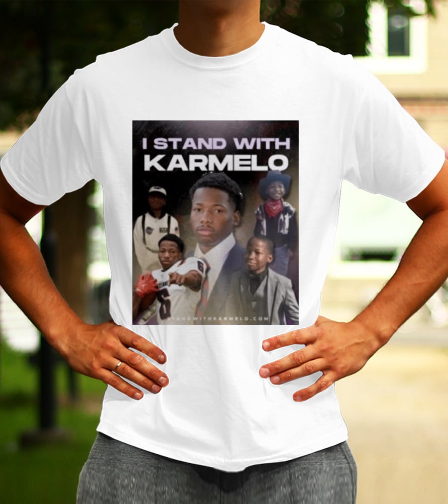 I Stand With Karmelo 2026 Team Support Faces T-Shirt