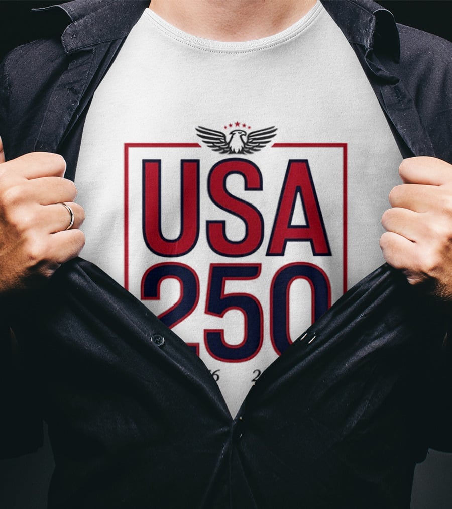 USA 250 Semiquincentennial Eagle 1776 2026 Anniversary T-Shirt
