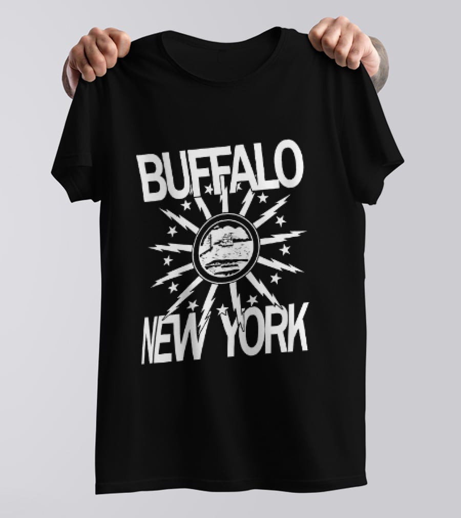 Buffalo New York Stars And Sunburst T-Shirt