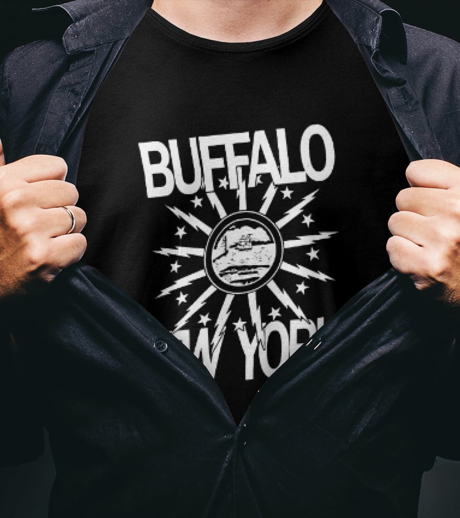 Buffalo New York Stars And Sunburst T-Shirt